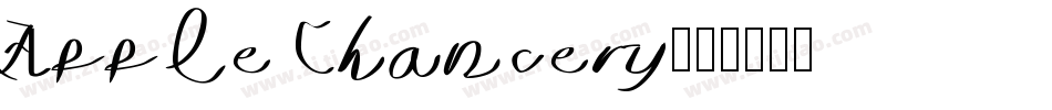 Apple Chancery字体转换